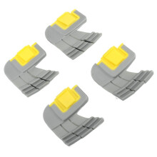 4 Stück Zyklon-Scheuerbürsten Aus Kunststoff und Gummi, Ersatzteile für MX8 und MX6 Reiniger R0714400