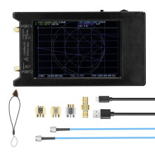 50 KHz-6,3 GHz Vektornetzwerkanalysator (VNA) Antennenanalysator mit 4"-Bildschirm für MF-, -, VHF- und UHF-SWR-Tests