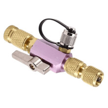 Outil de Retrait de Noyau de Vanne HVAC, Outil de Retrait de Noyau de Vanne à Double Vanne Mega-Flow de 1/4 Pouce et 5/16 Pouce