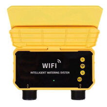 Irrigador Automático de Plástico Inteligente com Energia Solar e Wi-Fi para Jardim, Gramado e Estufa (1 Unidade)