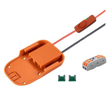 18-V-Akku-Konverter-Adapter-Set für Ridgid- und AEG-Elektrowerkzeuge mit Sicherheitsfunktionen