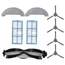 Kompatibel mit für  E1, für  850T, für  VC704R, für Ultenic D5 Serie Haupt- und Seitenbürstenfilter-Moppzubehör (7-Teilig)