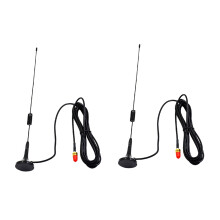 2X UT-106UV SMA-Hembra Antena MagnéTica de Doble Banda para Coche para UV-5R UV-82 UV-9R Walkie Talkie