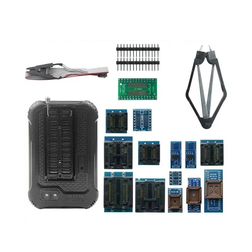 For Xgecu T48 Tl866ii -3G Usb Universal Programmer Kit 17386+Ic Spi Flash Nand Eeprom Mcu Avr With 17 Adapter 6033509228075