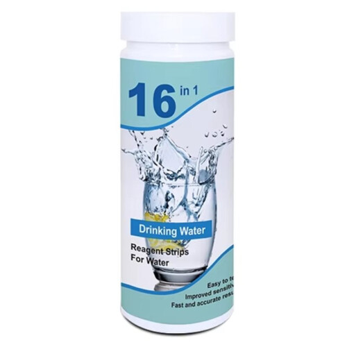 16 in 1 Drinking Water Test Kits High Sensitivity Test Strips Detect-PH, Hardness, Chlorine, Iron,Copper-Nitrate 1
