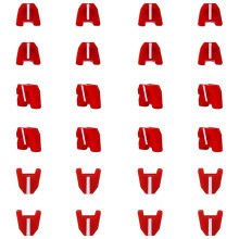 Kit com 24 Almofadas Anti-Marcas 42-38-0017 para Ponta de Pregador para M18 2746-20, Calibre 18 para Brocas de Pregadores para