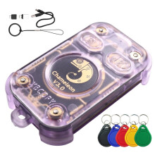 Chameleon V3.0 RFID  Chip Reader  Card Emulator NFC Reader Writer ID IC 125K 13.56M Tag Copyer+5XUID Keychain