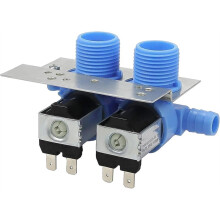 1 Électrovanne D'Arrivée D'Eau 285805 Compatible avec les Lave-Linge pour , pour , et GE (Modèles WTW8500DC, WTW4955H et