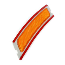 Réflecteur Avant Gauche pour Feu de Position Latéral à Lentille Orange, Compatible pour Série 5 F10 (2011-2016), Référence 63147842959