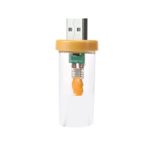 Dynamic Flame Lamp Simulated Candle Filament USB Ambient Lighting for Car Interior, Computers A