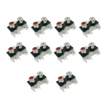 Lot de 10 Connecteurs RCA de Haute Qualité pour CDJ 2000, CDJ-2000, DJM-900 et NEXUS