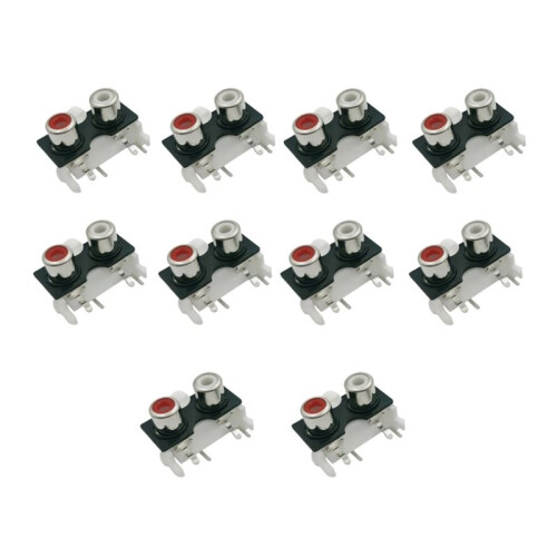 10 Conectores RCA de Alta Qualidade para  CDJ 2000, CDJ-2000, DJM-900 e NEXUS