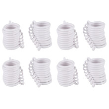 Anneaux de Rideaux En Plastique Intérieurs Blancs 80X, 25 mm