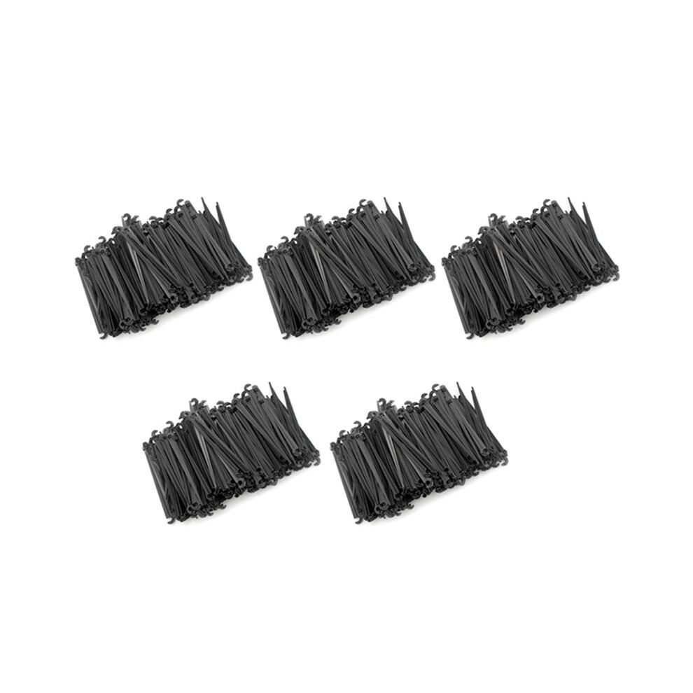 Irrigation Drip Support Stakes 1/4 Inch Tubing Hose For Vegetable Gardens Flower Beds Herbs Gardens Black 1000 Pack 4711114137389