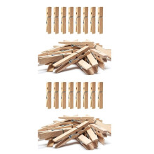 100X Wäsche Klammern Schwer Last Draussen mit Feder, Holz Wäsche Klammern Für Basteln und Aufhängen Von Kleidung Eine Der Wäsche Leine Wäsche