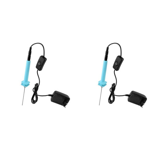 2X Electric Hot Wire Foam Cutter - 4 Inch Precision Cut, Fast Heating, Ergonomic Handle EU Plug