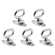 5Stück 108X81mm Diamant Rutschfeste 316 Edelstahl Klappmast Schritt Marine Boot Yacht Auto RV Transom Schritt Ausklappen Schritt