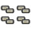 8Pcs 12V 6 Inch Flush Mount Work Light 26 LED Super Bright Spotlight Car Headlights 1