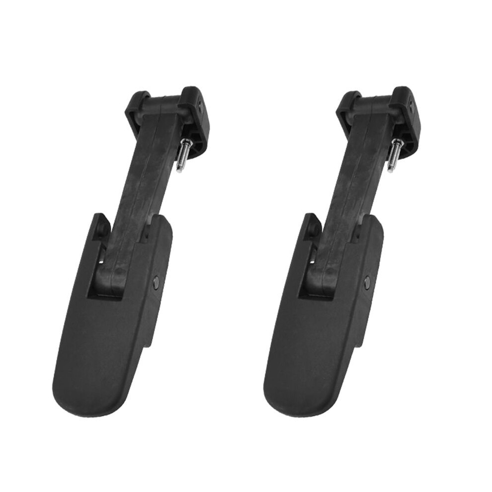 2X Bonnet Hood Release Rod Lock For Chevy - H2 Kodiak - Topkick 2003-2009 Black 6031244160100