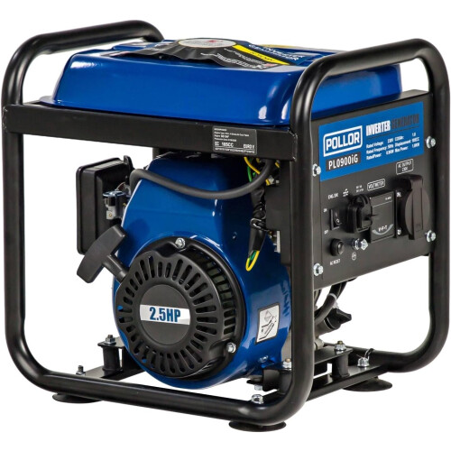 Compact Petrol Camping Inverter Generator 900W 4 Stroke Engine Backup Power