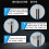 6Pcs Hinge Pin White  Adjustable Heavy Duty Hinge with Rubber Bumper To Reduce Potential Damage Wall Dents 6