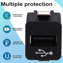 84109237656 Car USB Socket USB Charging Port for  1' 3' 5' 6' 7' Alpina B7 X1 X3 X5 2004-2012 9145760 6982242