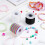 Stretchy Bracelet String Kit with Scissors & Beading Needle, 4 Rolls Elastic String for DIY Crafts, 1mm Stretchy Cord 4