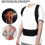 Unisex Adjustable Back Spine Support Posture Corrector Brace Hunchback Correction Belt2XL Blue 4