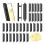 20pcs Self-Stick Push Pull Helper,Drawer Pulls ABS Plastic Adhesive Door Handles Peel and Stick Cabinet Handles 1