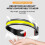 Induction COB Headlight Waterproof LED Headlamp Floodlight USB Rechargeable  Torch 3 Lighting Modes with Tail Light 9