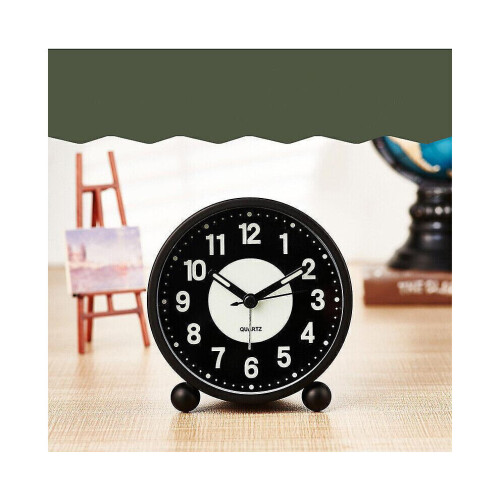 Bedside Luminous Alarm Clock Quiet Non Ticking with Light Nightlight XG 1