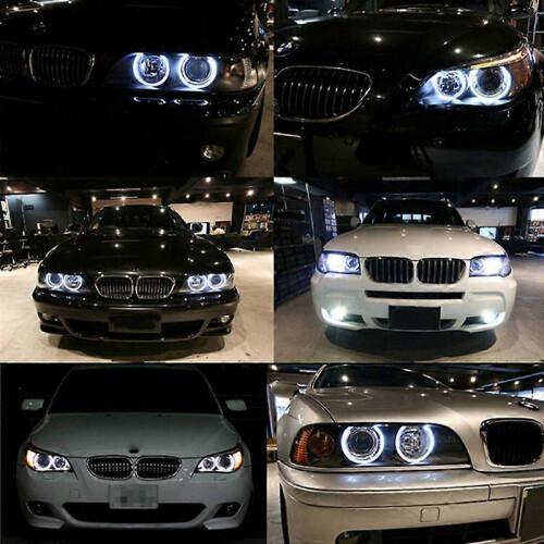 2 stk. 10w CANbus feilfrie LED Angel Eyes markeringslyspærer til BMW E39 E53 E60 E61 E63 E64 E65 E66 E87 525i 530i xi 545i M5 1
