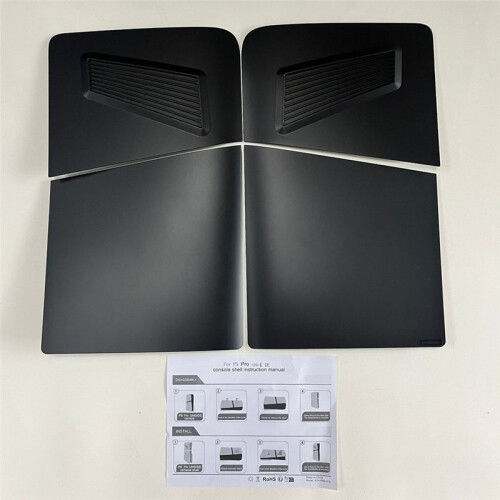 For PS5 Pro Protective Case Hard ABS Shell Anti-Scratch Cooling Vents Suitable for Digital Editions 2