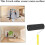 9inch Drywall Texture Roller for Drywall Mud- Drywall Pattern Roller for Walls & Ceilings, Tree Bark Paint Applicator 6
