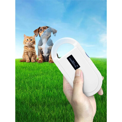 OLED Display Pet Scanner Animal Pet ID Reader Chip Transponder USB RFID Handheld Microchip Scanner for Animals 1