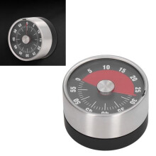 Tbest Küchentimer, magnetischer Edelstahltimer, magnetisches Design, 70 dB Alarm, kulinarische Sanduhr