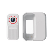 1.47inch Thumb Action Camera Stabilized Recorder Magnetic 1080p 1200w Xhest-Mounted Portable Vlog Pocket Camera White