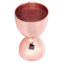Double Cocktail Jigger, Stainless Steel Bartending Tool, 30ml 60ml Rose Gold - Accurate Measurement,Durable,Perfect