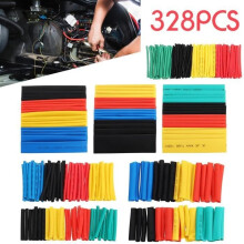 TEMPSA 328 pcs Heat Shrink Tubing Electrical Insulation Shrink Tube Cable Sleeves 2:1