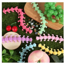 Set of 15 colorful stretchy ropes for children and adults, autism and treatment of