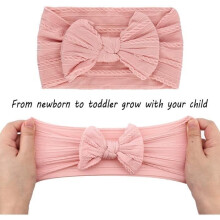 Baby Hairband - 10pcs - Soft Nylon - Comfortable - One Size