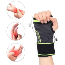 Elastic pressurized sports gloves, palm protection for men and women, fitness gear, protective orthosis, 2 pieces