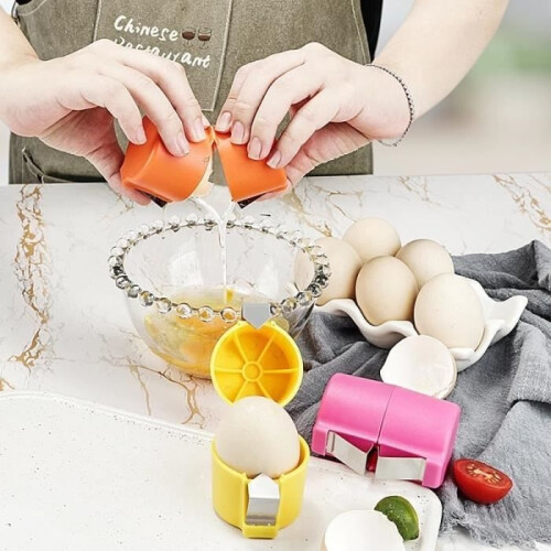 Egg shell opener - Multifunctional - Portable design - Quick separation - Various colors 1