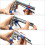 Quick-release fence clips for securing thin wire mesh, garden wire mesh clips + 600 clips for wire clips 4