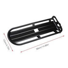Porte-bagages - RAC - Alliage d'aluminium - Réglable - Noir