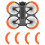 Propeller Guard Protector Accessories for -Avata 2, Drone Bumper Anti-Collision Shockproof Prop Protector Orange 2