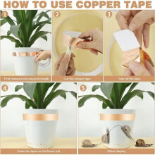 20m*3cm Copper Foil Tape Adhesive Tape Copper Tape for Electromagnetic Protection/Antistatic/Elimination
