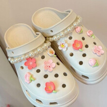 Broches Crocs, accessoires Crocs, accessoires pour chaussures – 12 breloques pour chaussures, breloques fleurs pour filles
