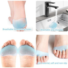 Pack of 5 pairs of metatarsal pads to relieve pain caused by metatarsalgia, neuroma, atrophy
