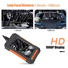 Endoscope industriel portable P40 étanche IP67, objectif de 8 mm, écran LCD de 4,3 pouces, caméra HD 1920 x 1080p.